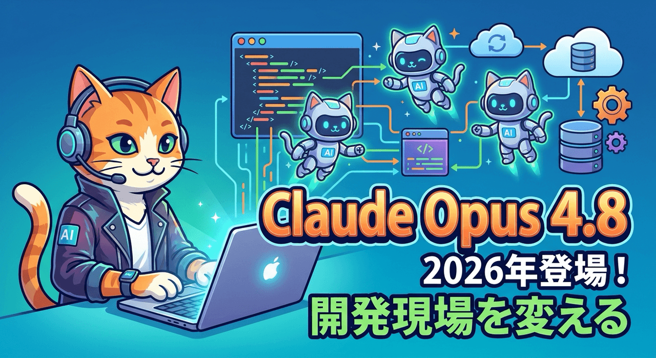 Claude Opus 4.8で変わる開発現場 — 新機能と実務への示唆をテックリード視点で読み解く