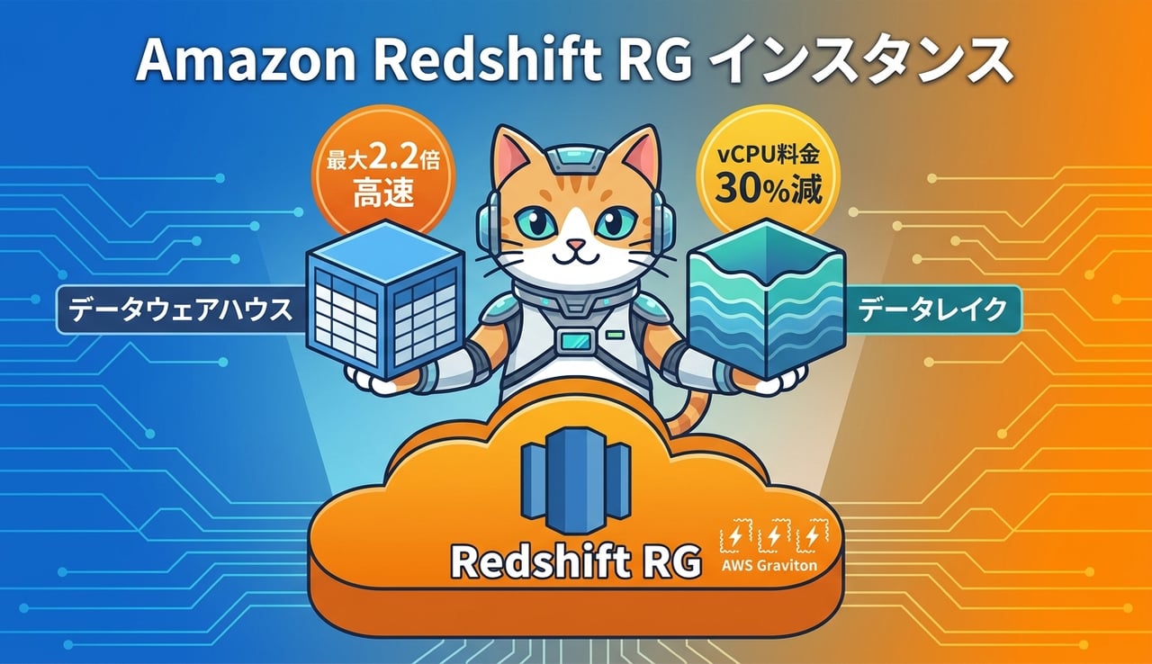 Amazon Redshift RG インスタンス徹底解説、Graviton と統合データレイククエリエンジンが変える分析基盤