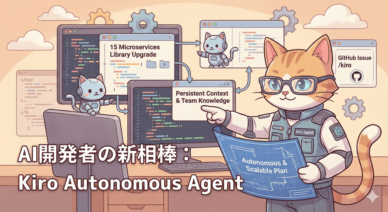 「仮想の開発者」がチームに加わる?Kiro autonomous agentが変える3つの開発常識