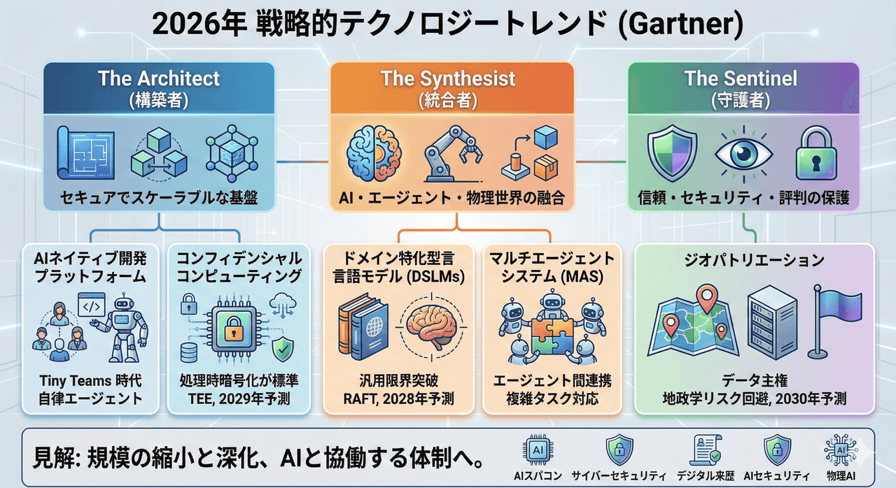 ガートナーが発表した2026年の10大テクノロジートレンド、開発者が今すぐ押さえるべき技術トレンドはこれだ!