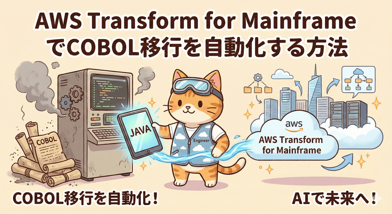 AWS Transform for MainframeでCOBOL移行を自動化する方法