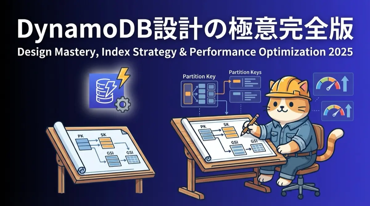 DynamoDB設計の極意:インデックス戦略からパフォーマンス最適化まで、2025年最新版完全ガイド