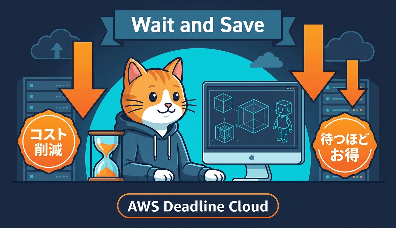 AWS Deadline Cloud の Wait and Save で始めるレンダリングコスト削減入門