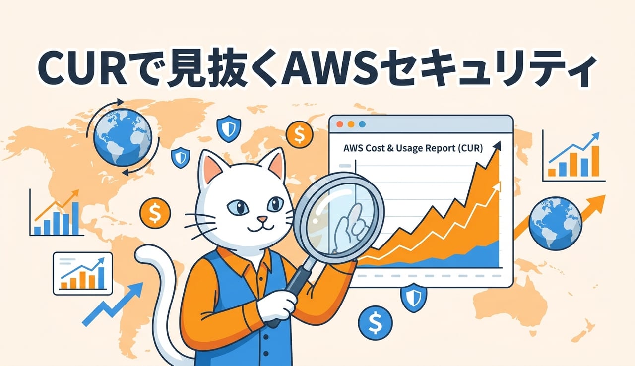 AWSコスト利用状況レポート(CUR)でセキュリティリスクを見抜く ― 想定外リージョン・新規IAMリソース・異常APIをAthenaで検出する実践手法