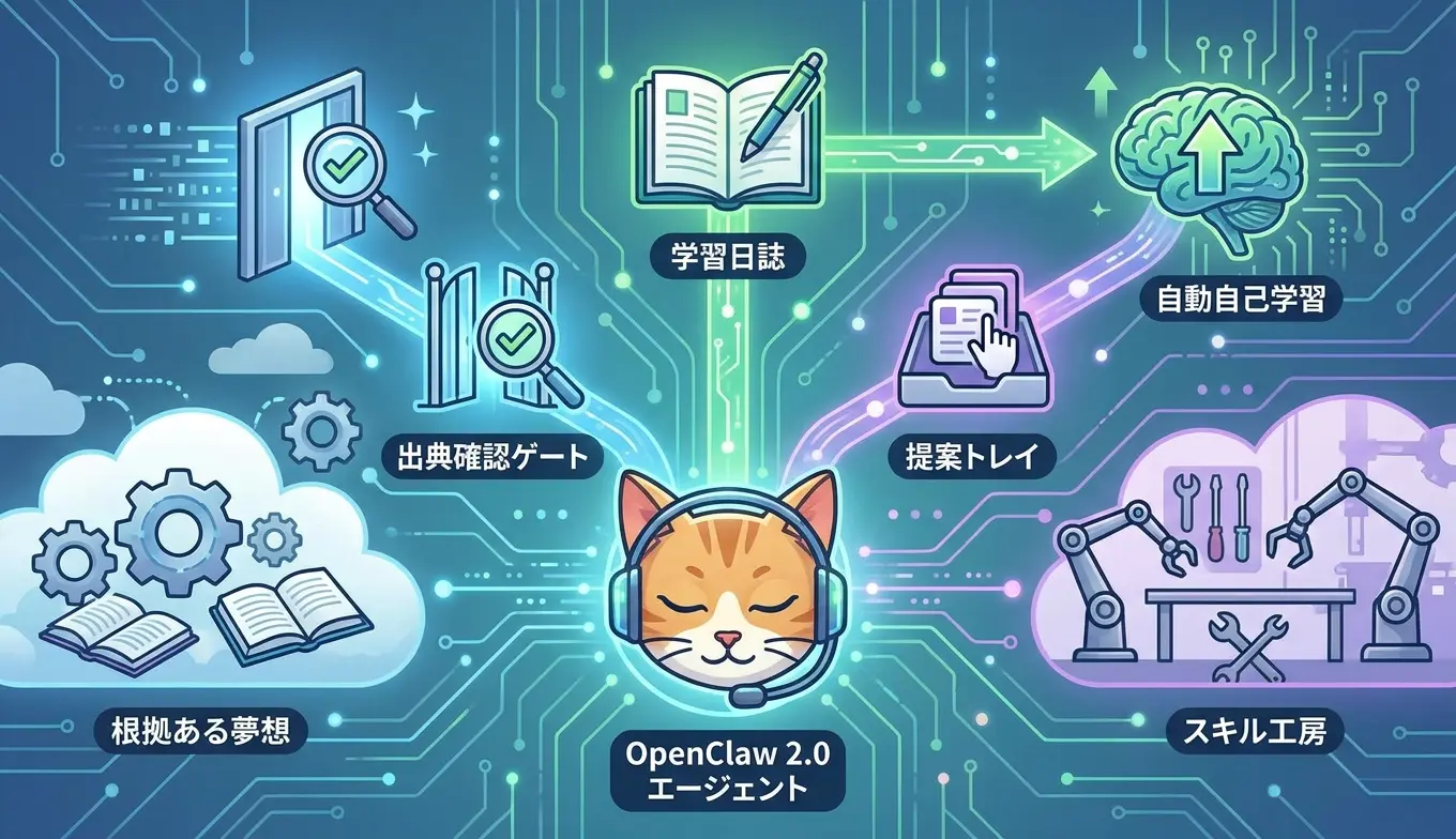 OpenClaw 2.0が勝手に賢くなる仕組みを解剖する〜Grounded DreamingとSelf-Learning、Skill Workshopの設計思想