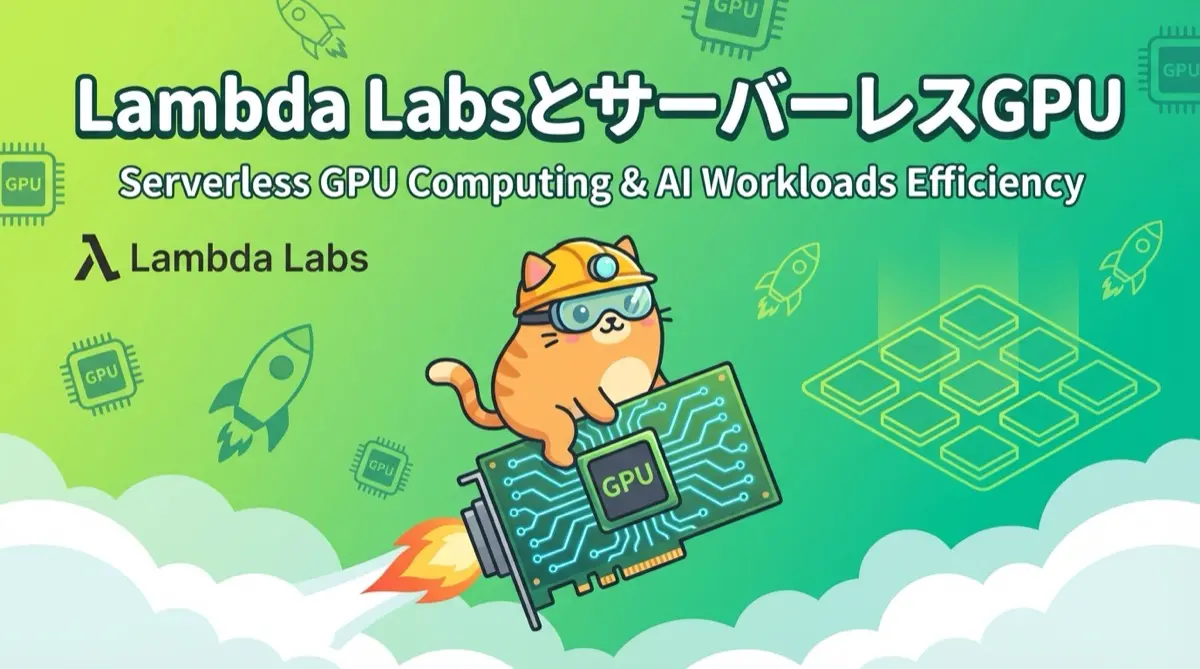 Lambda LabsとサーバーレスGPU計算の新潮流!AIワークロードの効率化を実現する選択肢