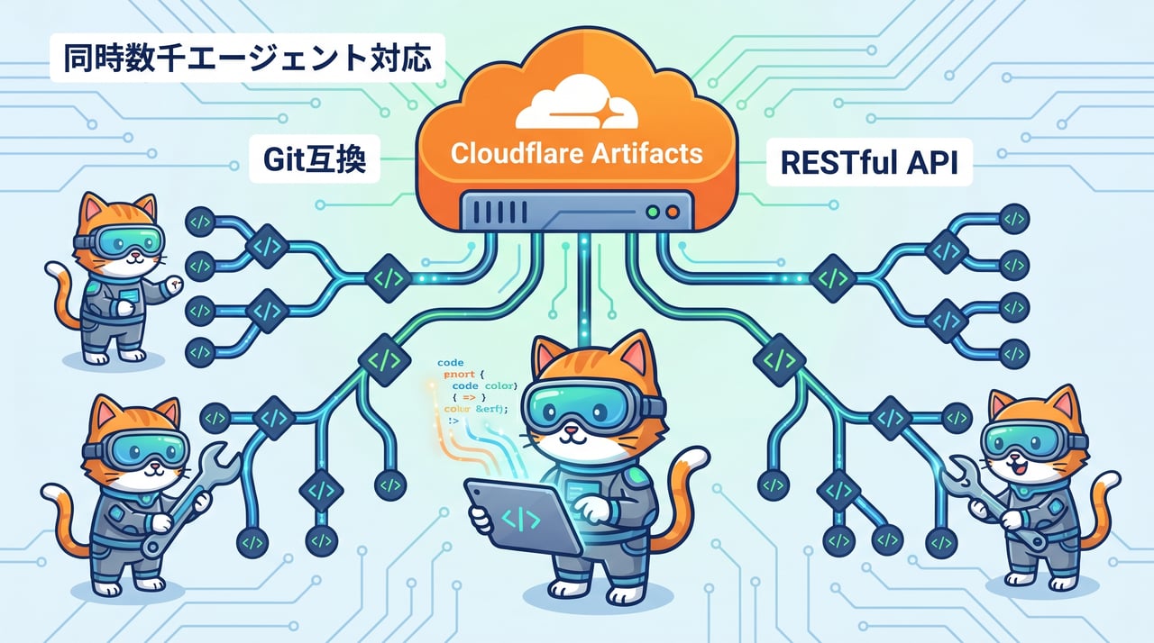 Cloudflare Artifacts入門 AIエージェント時代のGit互換バージョン管理ファイルシステム