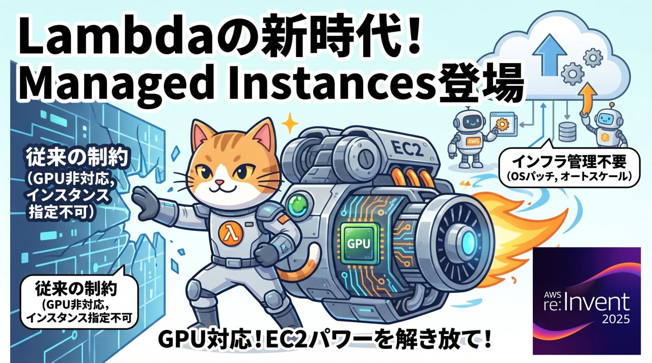 AWS Lambda Managed Instancesで実現するサーバーレス×ハイパフォーマンス開発入門