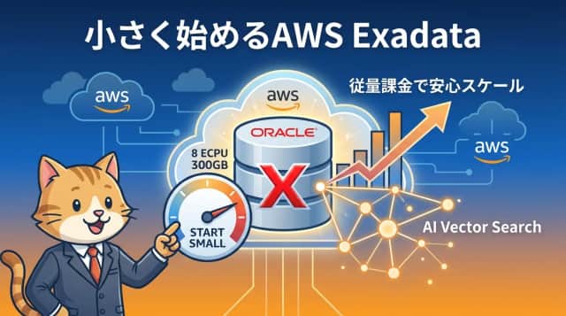 従量課金で小さく始めるExaDB-XS AWSコンソールでOracle Exadataを構築する手順と設計ポイント