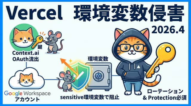 Vercel 2026年4月セキュリティインシデント Context.aiを起点にしたサプライチェーン攻撃の全容と対策