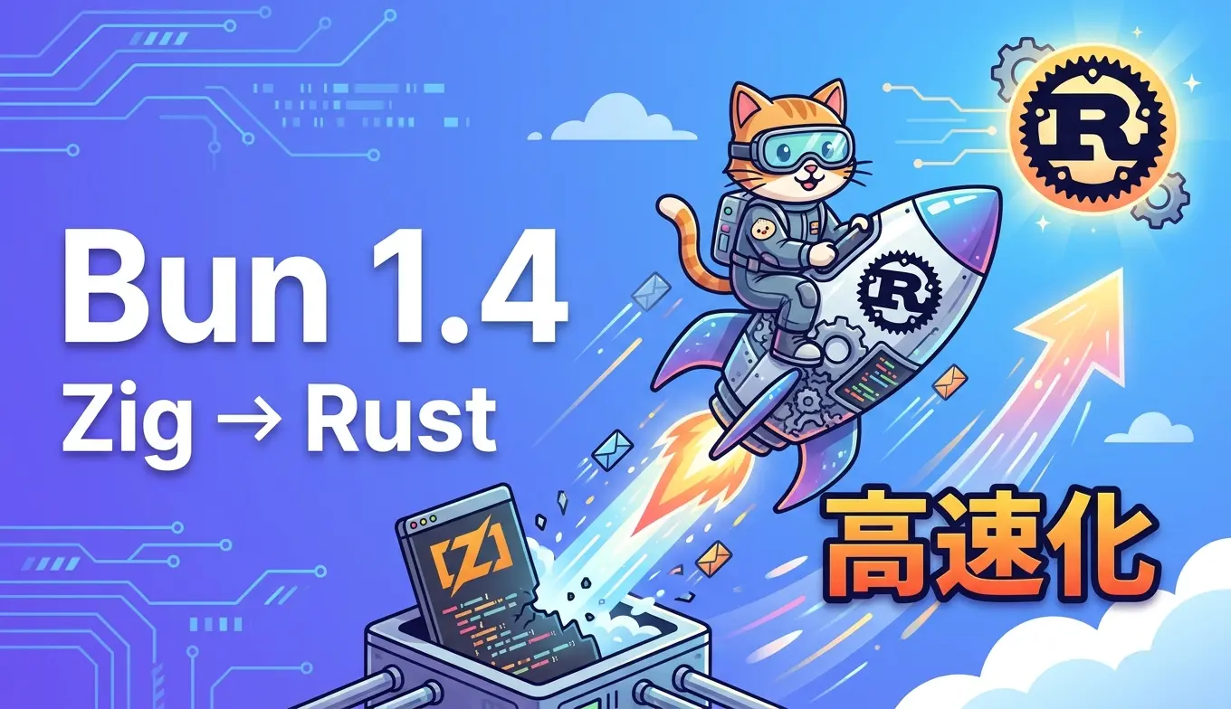 Bun 1.4のRust移植に学ぶ大規模ランタイム書き換えとパフォーマンス改善の実務
