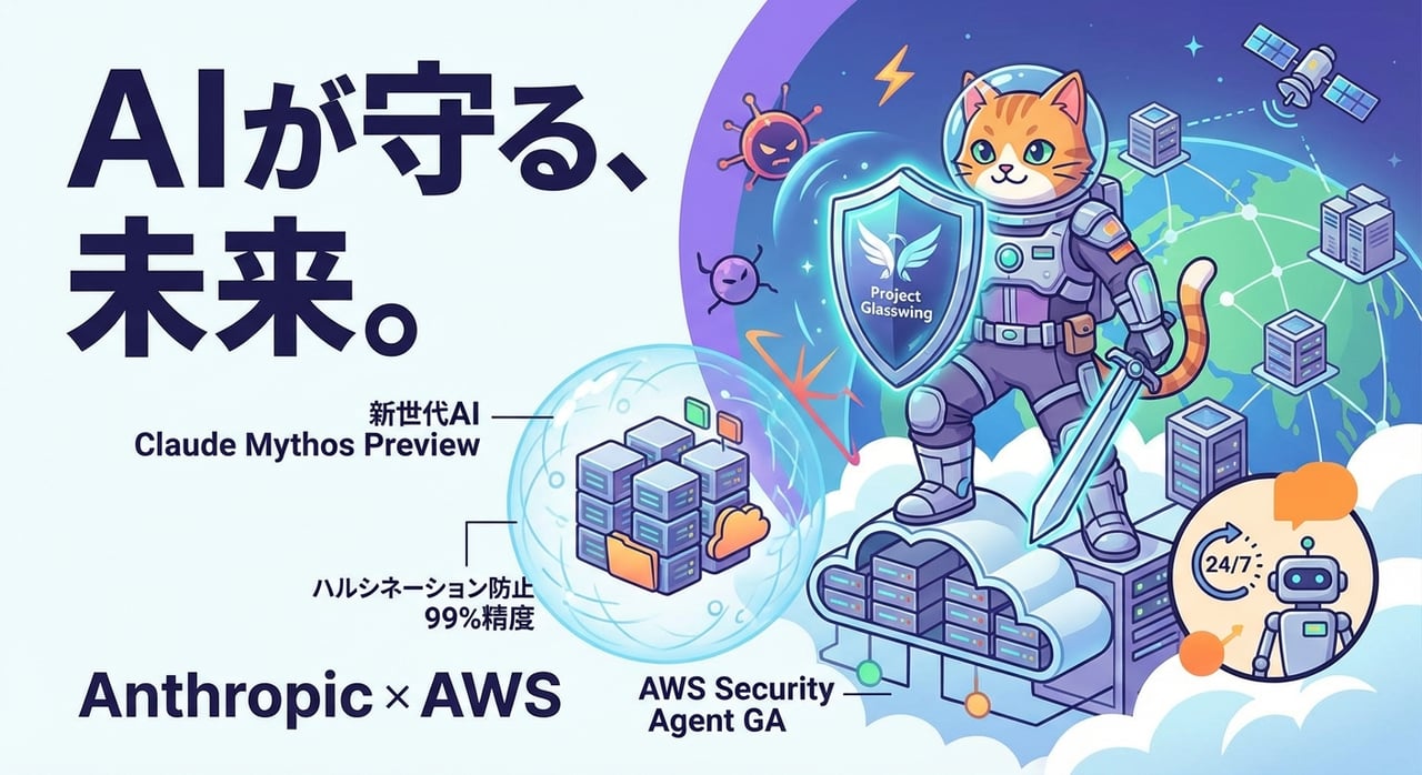 AWSとAnthropicが切り拓くAIセキュリティの最前線 Project GlasswingとAWS Security Agent GA